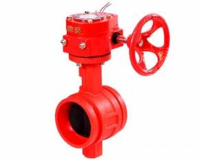 Turbine Groove Butterfly Valve